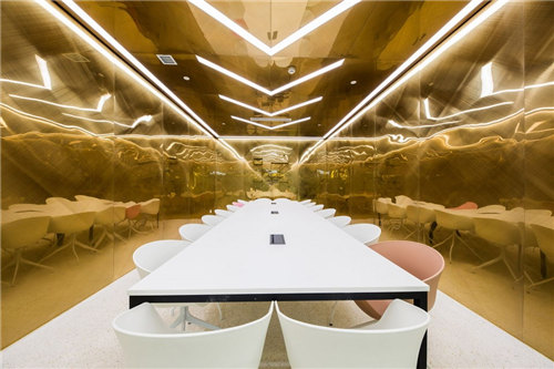 時尚特色風(fēng)格辦公室會議室裝修實景圖