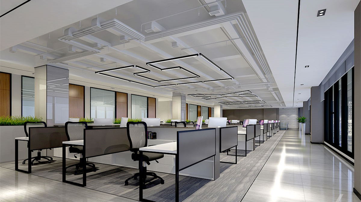 上海簡約大氣的三層辦公樓裝飾設(shè)計的方法