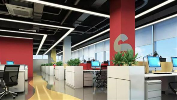 上?？苹蔑L(fēng)辦公室裝修