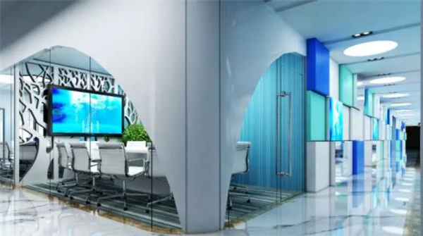 上?？苹蔑L(fēng)辦公室裝修