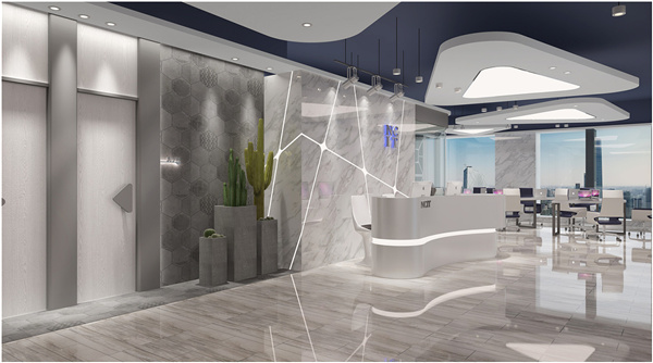 上?？苹蔑L(fēng)辦公室裝修